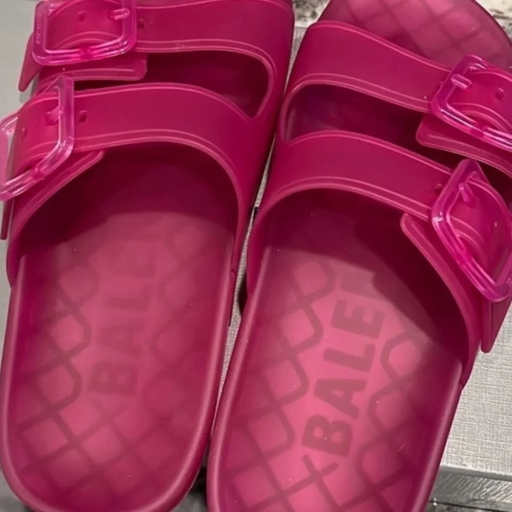BALENCIAGA “Mallorca” jelly sandals AUTHENTIC, magenta - Picture 11 of 13